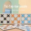 Weiweihu Wooden Tic-Tac-Toe: Children's Logic Training Parent-Child Interactive Board Game