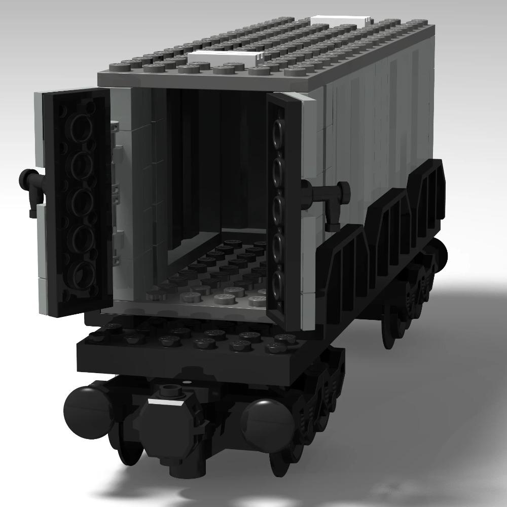 Městský vlak Technické stavebnice 6x24 Základna Osobní nákladní vlak Magnetické spojovací kolo Vagon Kreativní hračky pro děti