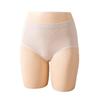 Women's Seamless Mid-High Waist Shaping Panties with Mulberry Silk Crotch - Comfortable, Breathable & Elastic.