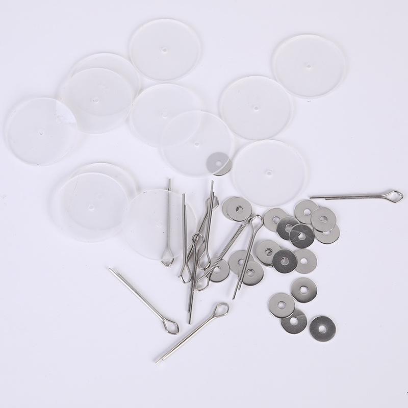 Teddy Bear DIY Rotatable Rivet Joint Kit - Wooden & Acrylic Materials