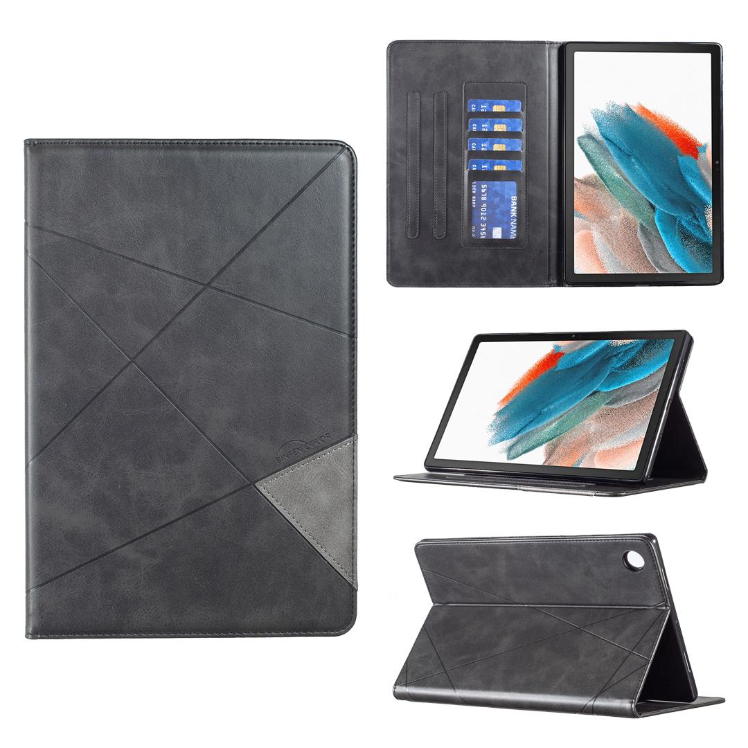 

Чехол для Samsung Galaxy Tab A8 10.5 дюймов (Выпуск 2022 г.)(SM-X200/X205/X207) Чехол-книжка Business Premium из искусственной кожи с несколькими углами обзора и карманом для карт Samsung Tab A8 10.5inch чёрный