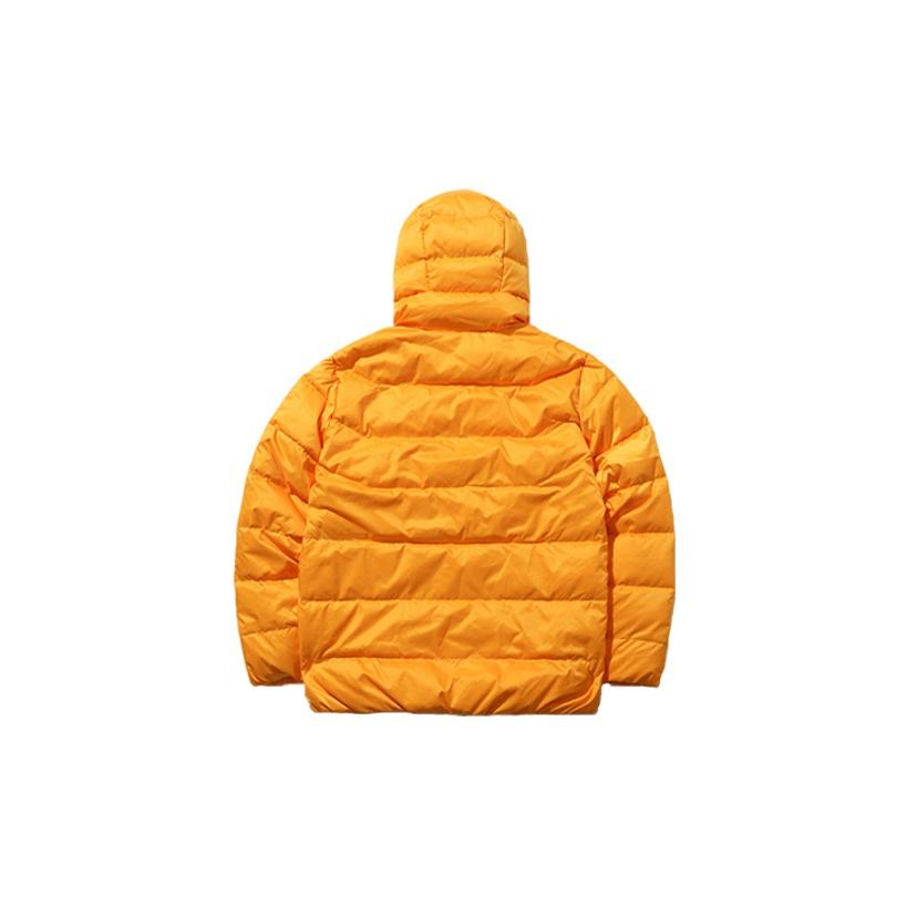 Li-Ning Giacca Imbottita con Cappuccio Calda Sportiva Casual da Uomo Giacca Giallo Lakers AYMQ569-3
