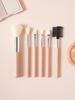 Premium 6-Piece Makeup Brush Set for Face & Eyes