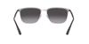 Black On Size 59 Ray-Ban Sunglasses, Silver, Japan, (Free Size)