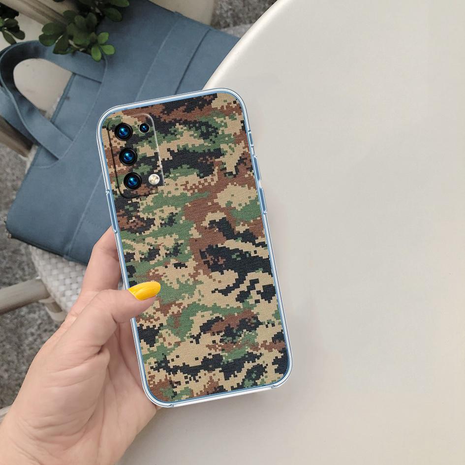 

LO18 Camouflage Transparent Phone Case for Motorola Moto G40 G04 G05 One Ace Action Fusion + Plus Hyper Macro Vision Zoom Motorola One Fusion