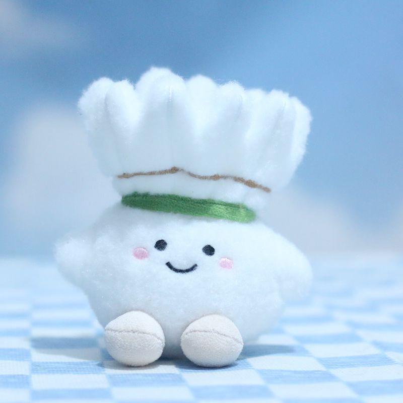 1 Stück Kreativer Anhänger Niedlicher Cartoon Badminton Schlüsselanhänger Weich mit Baumwolle gefüllt Plüschpuppe Rucksackdekoration Feiertags-Geburtstagsgeschenk