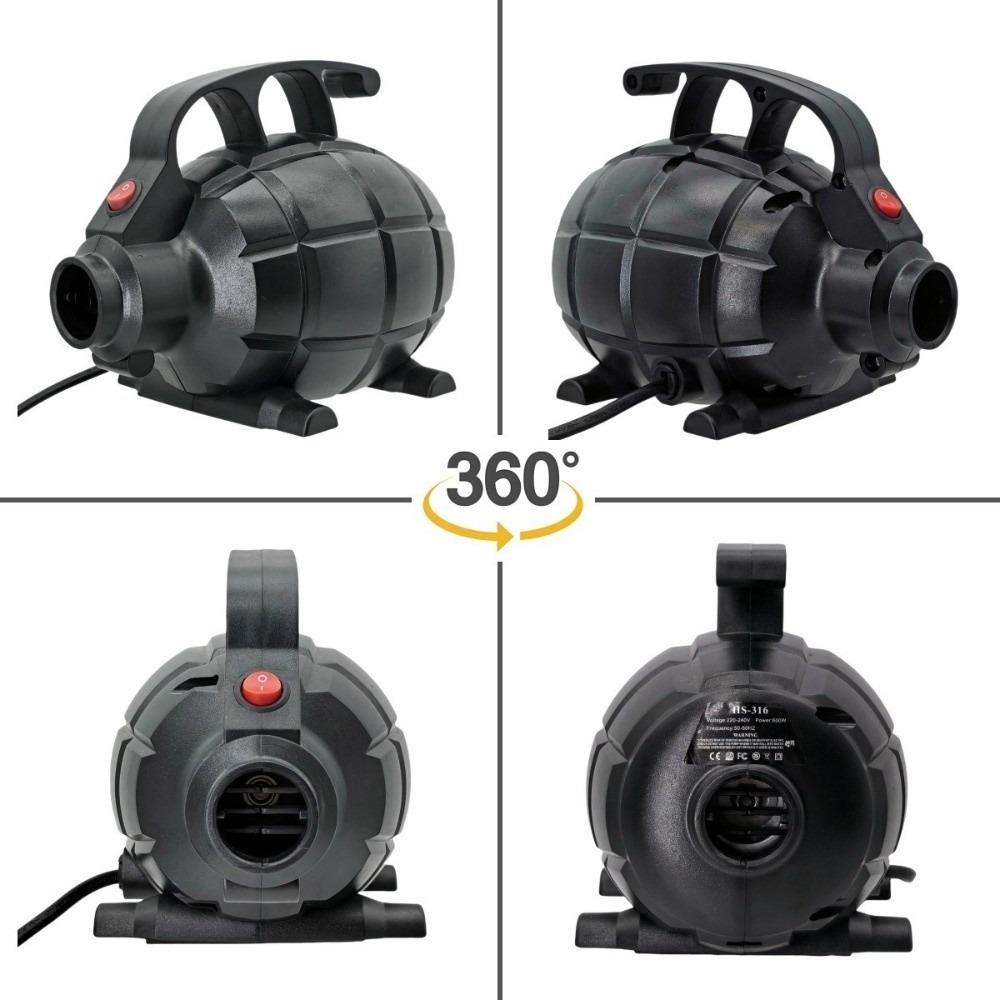 600W High Pressure Pump 17000Pa Quick-Fill Inflator Durable High-Capacity Pump  For Gym Fitness Mat