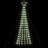 VidaXL LED Christmas Tree 275 LEDs Cool White 180 Cm, Christmas Decoration, LED Light, Outdoor Christmas Light, Cone 358065