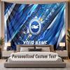 Custom Name Text Tapestry Brighton & Hove Albion Football Personalized Polyester Wall Tapestry For Bedroom And Room
