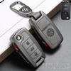 For VOLKSWAGEN VW Leather Car Key Case Cover Shell For Volkswagen VW Polo Tiguan Passat Golf 4 5 Jetta Beetle Scirocco Auto Keyc