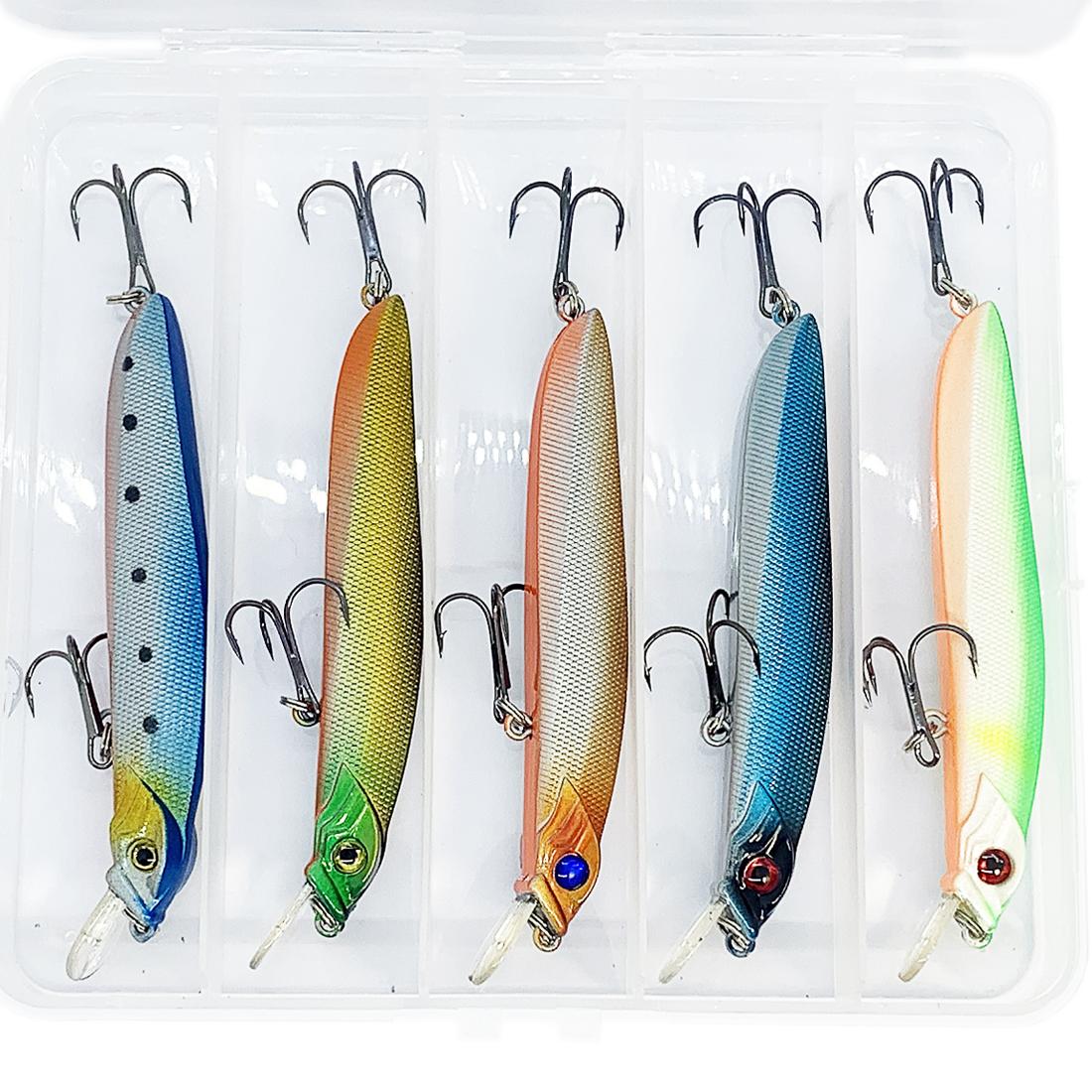 

FOX Minnow World Champion Kit Набір пластикових приманок для риболовлі в коробці (5 ПК + box) 5 pcs різнокольоровий