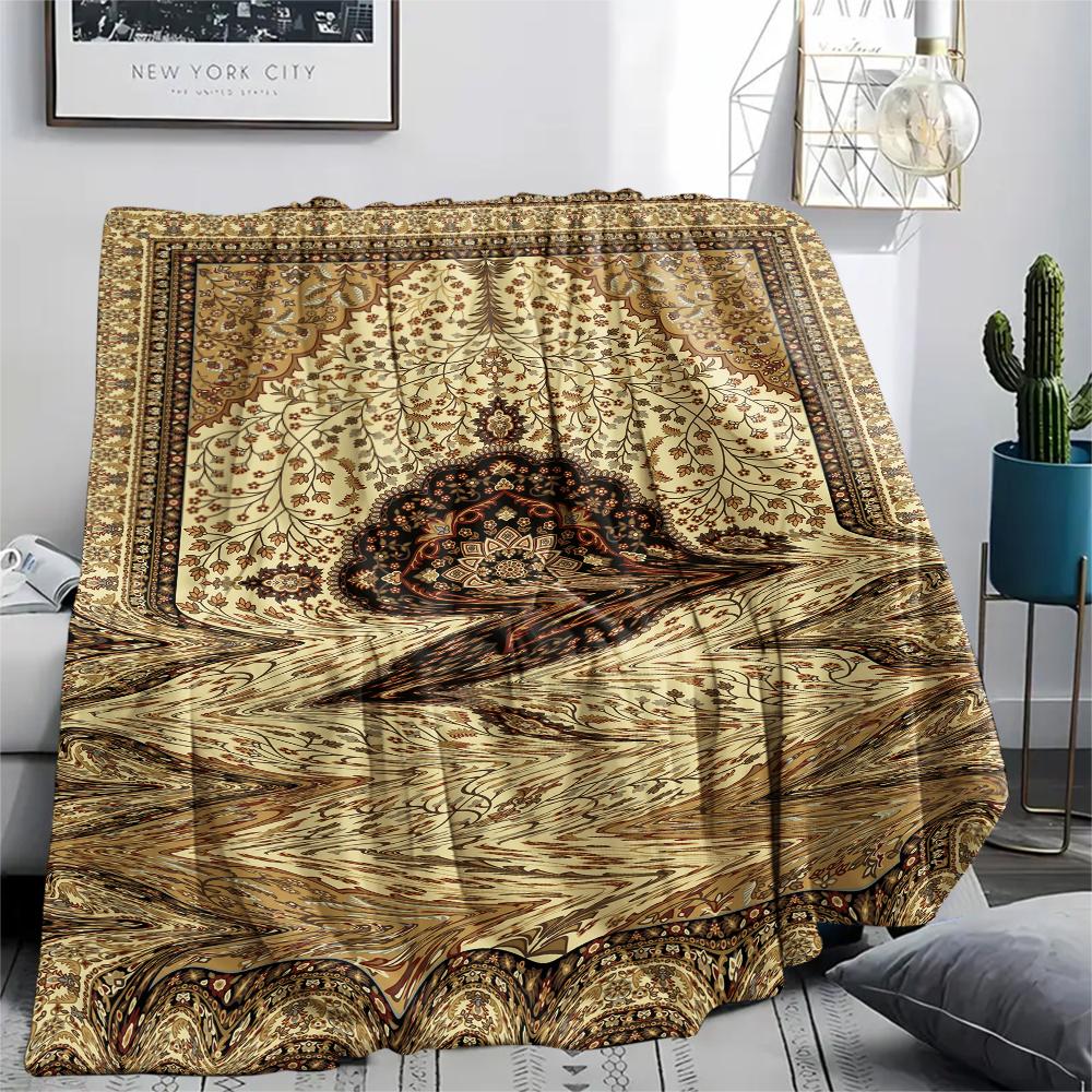 1 pièce Couverture en Flanelle Imprimée Dessin Animé, Haute Qualité Confortable pour Toutes les Saisons, Décoration de Maison, Chaleur et Confort, Parfait pour un Cadeau de Noël ou d'Anniversaire