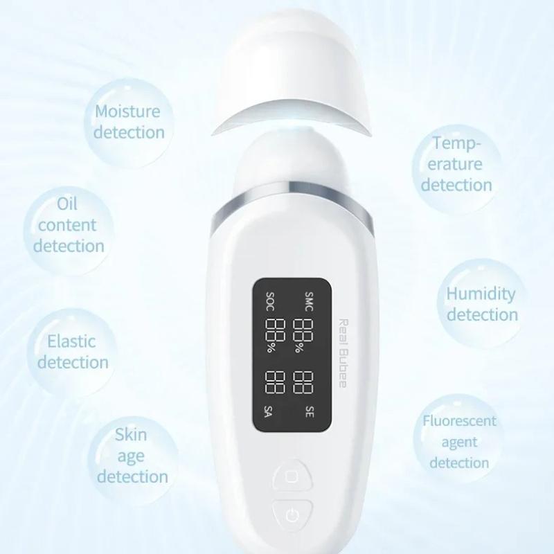 Multifunctional Skin Analyzer Digital Display Skin Moisture Detector Facial Water and Oil Intelligent Detection Pen Spa Monitor Skin Problems Detect
