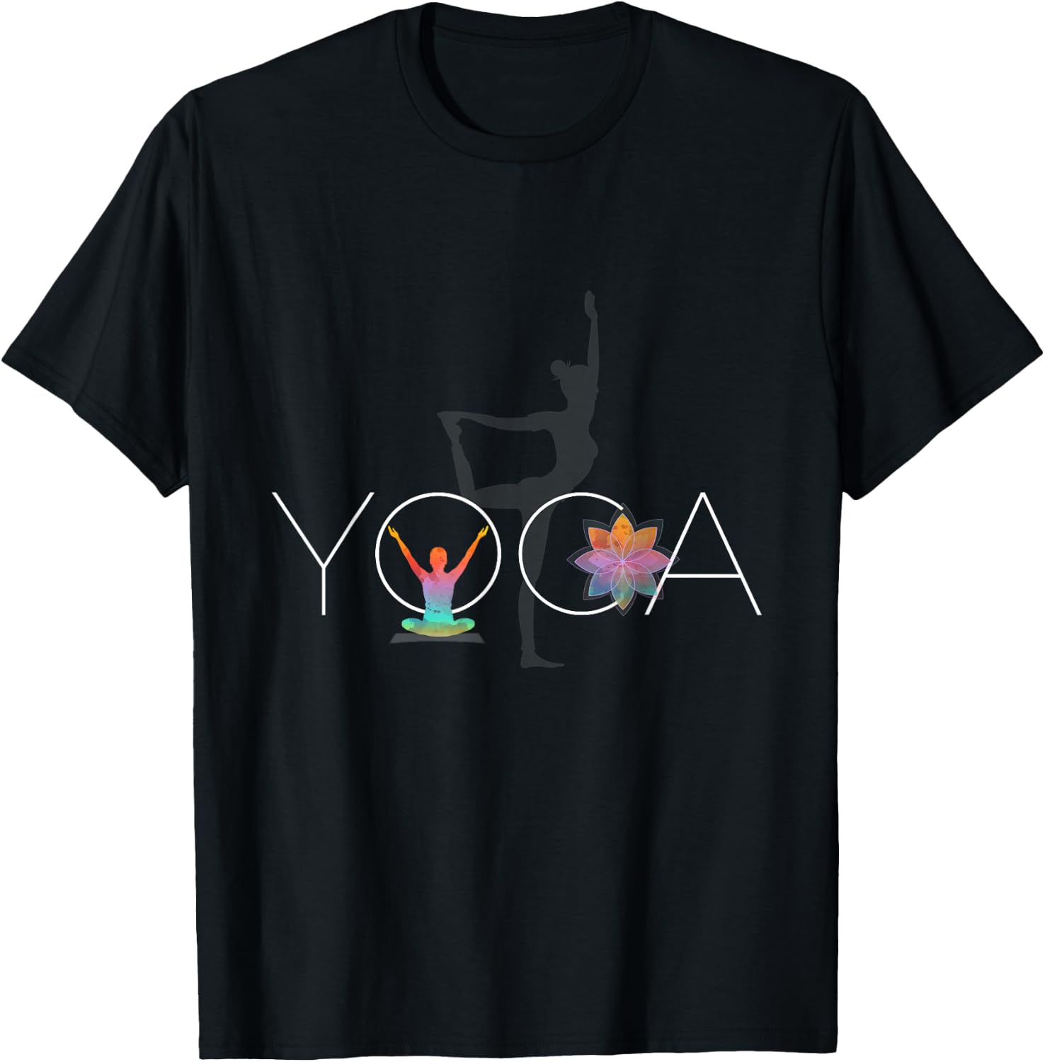 Yoga Meditation and Lotus Flower Relaxing Yogis T-Shirt Unisex T-Shirt XXXXL