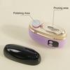 Automatic Electric Nail Clipper 2-In-1 Baby Nail Trimmer with LED Light Kids Adults Seniors Manicure File Fingernail Cutter Polisher Grinder