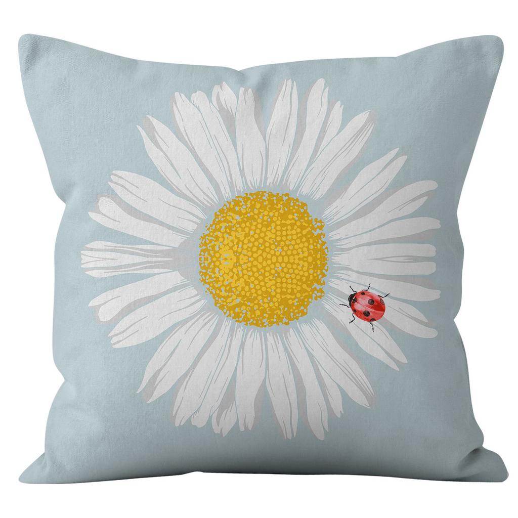 New Small Fresh Daisy Pillowcase, Available Without Pillow Core Home Cushion Cover