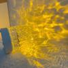 Single Color Warm Light Static Simulation Flame USB Lamp | Warm Light Night Light | Crystal Lamp | USB Plug-in Use | Smart Lamp | Projection Lamp