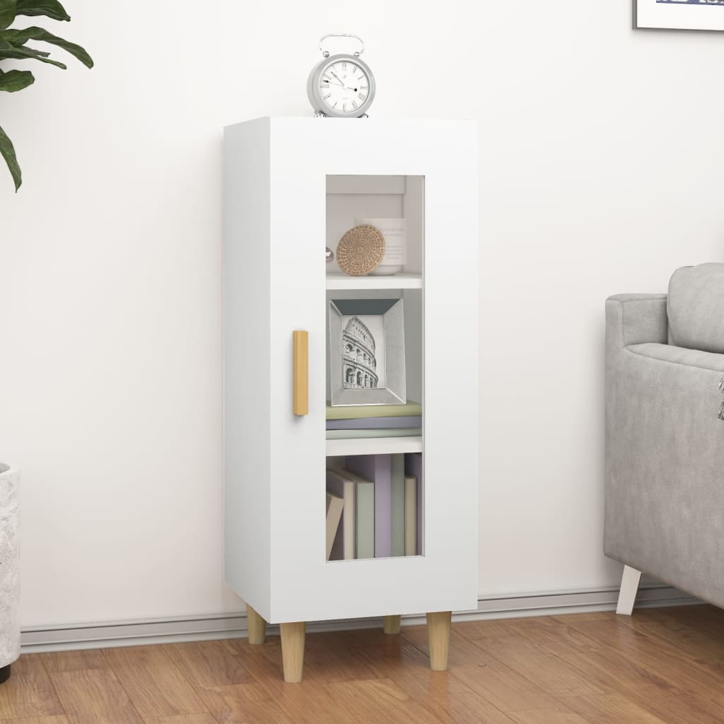 Sideboard in White 34.5 x 34 x 90 cm Particleboard