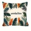 Exotic Tropical Leaves Pattern Throw Pillow Pattern Cushion Cover Suitable For Sofa Bedroom Car Pillow Cover