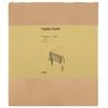 Rectangular Tablecloth Beige 110 X 140 Cm Polyester