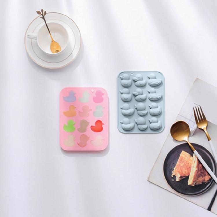 12 Cavity Ducks Resin Mold Fondant Silicone Mold DIY Cake Pastry Baking Mold
