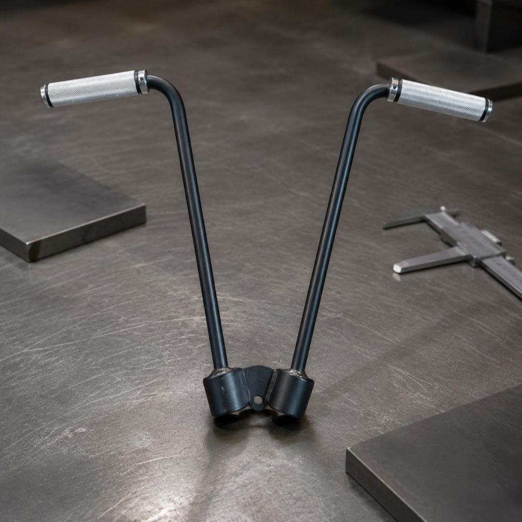 Triceps Pushdown Handle Heavy-Duty Metal Tricep Pull Down Bar Cable Machine Grip