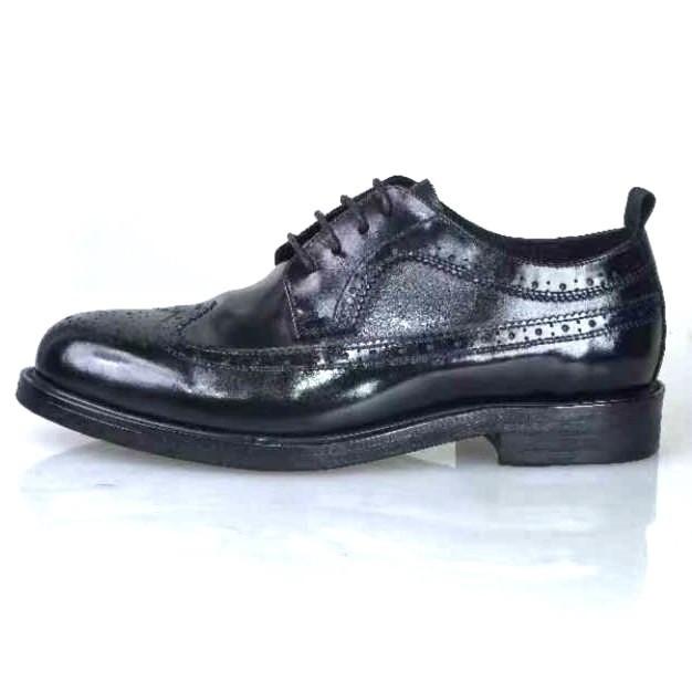 Handmade Goodyear Hip Leather Brock Carved Leather Outsole Men'S Shoes Business Casual Leather Shoes Large Size Shoes Wedding Shoes