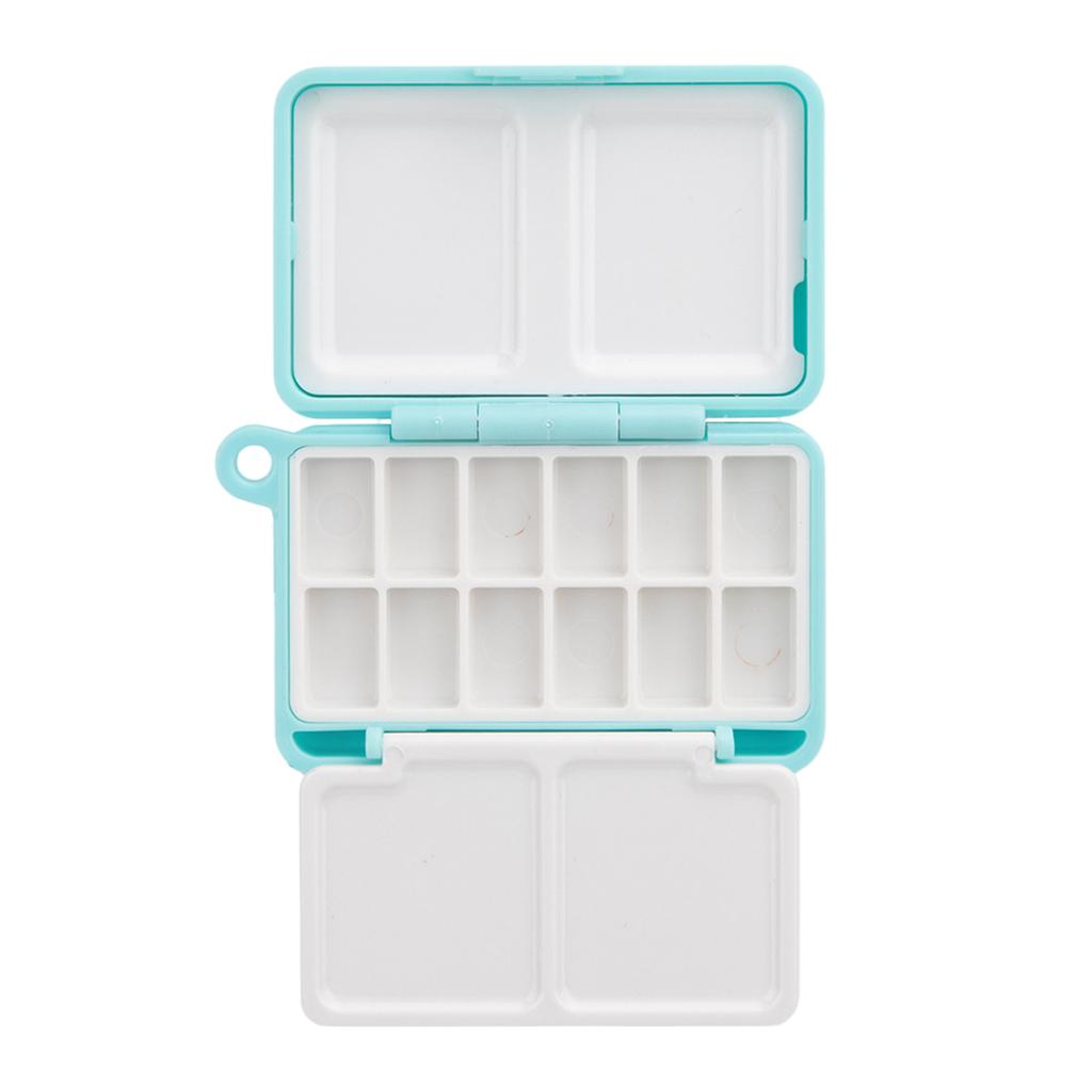 Watercolor Box with Lid Watercolor Pans for Travel Painting Empty Watercolor Tins Box with Pans Watercolor Paint Palette