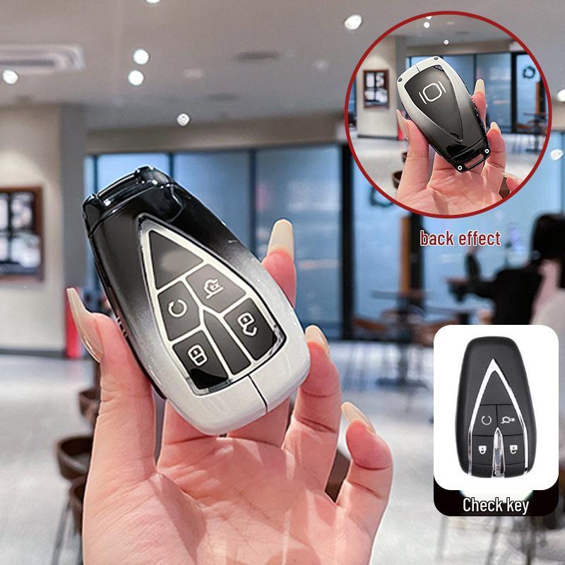 Changan Qiyuan A07 Key Case for 515 Elite, Premium, 710 Flagship - Metal Shell with High-End Buckle (2024/25 Models)
