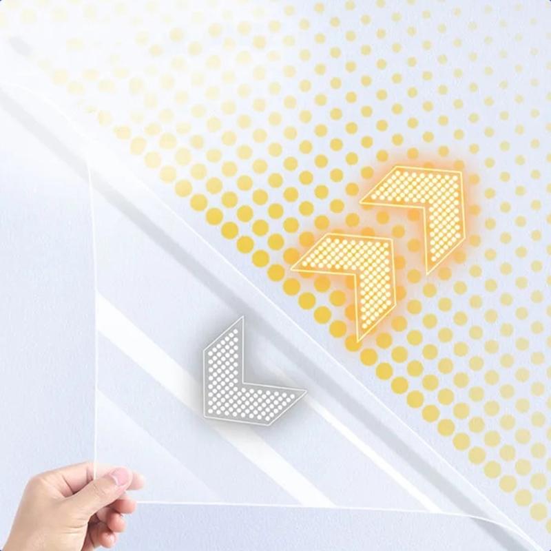 Electrostatic Wall Protective Film Transparent Plastic Contact Paper Roll Wall Sticker for Wall Cupboard Sofa Door Chair