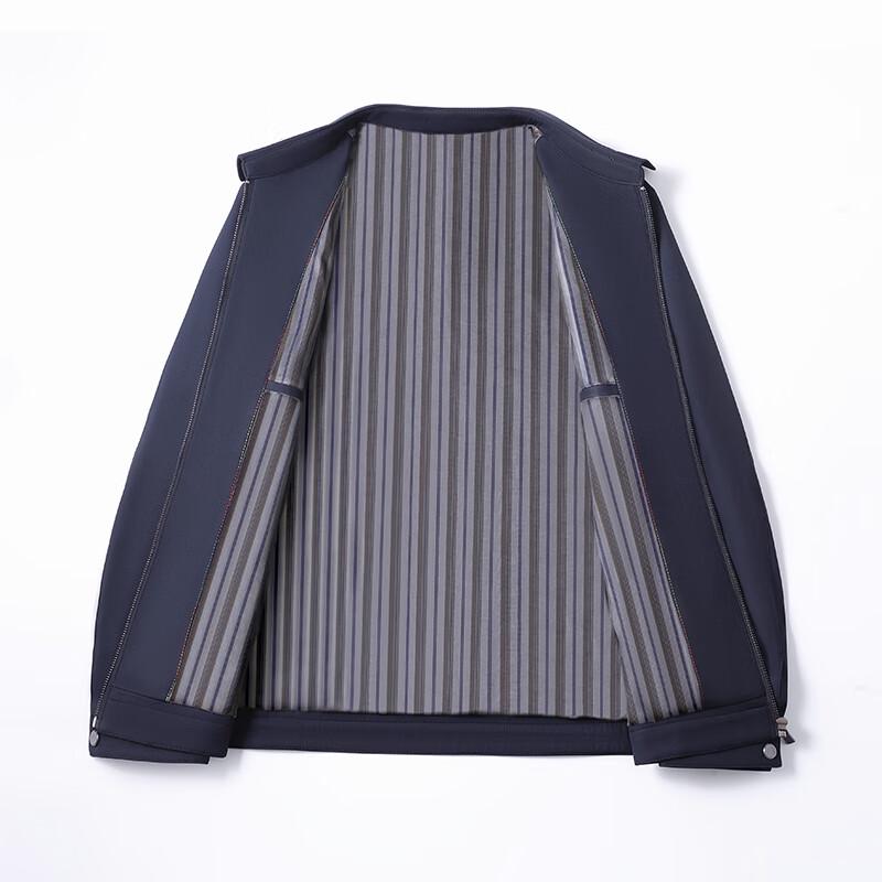 Firstview Men's Casual Zip-Up Lapel Jacket