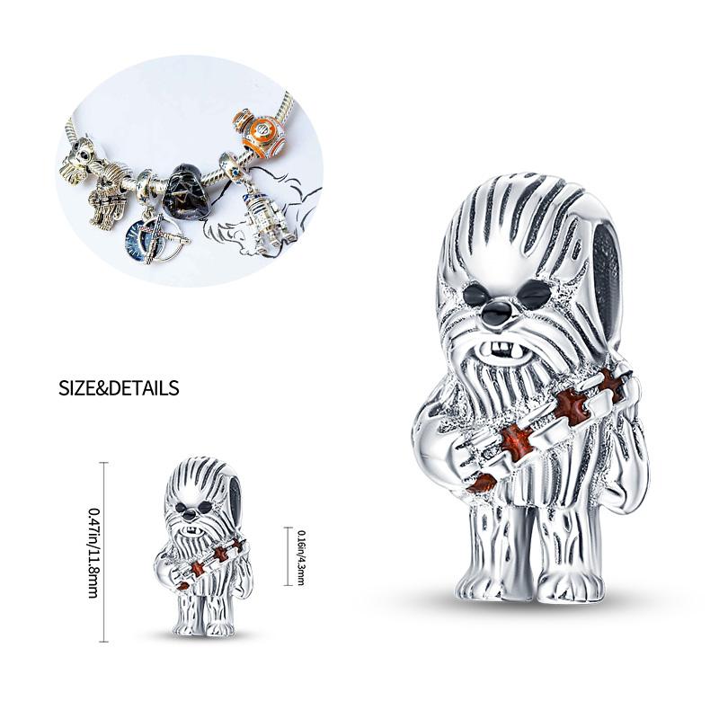 925 Silver Planet Conflict Series Charms Pendants Fit For Necklace Original Bracelet DIY Birthday Festival Women's Gifts