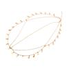 Wave Tassel Chain Headwear Tassel Electroplated Alloy Sequin Round Sheet Multi-layer Wedding Supplies Hair Accessories