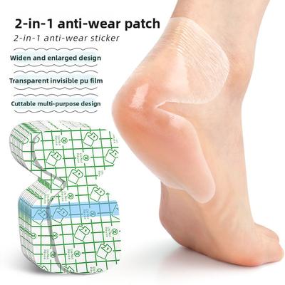 2-in-1 Anti-wear Sticker High Heels Transparent Invisible Anti-wear and Anti-wear Heel Sticker Thin Self-adhesive Heel Sticker