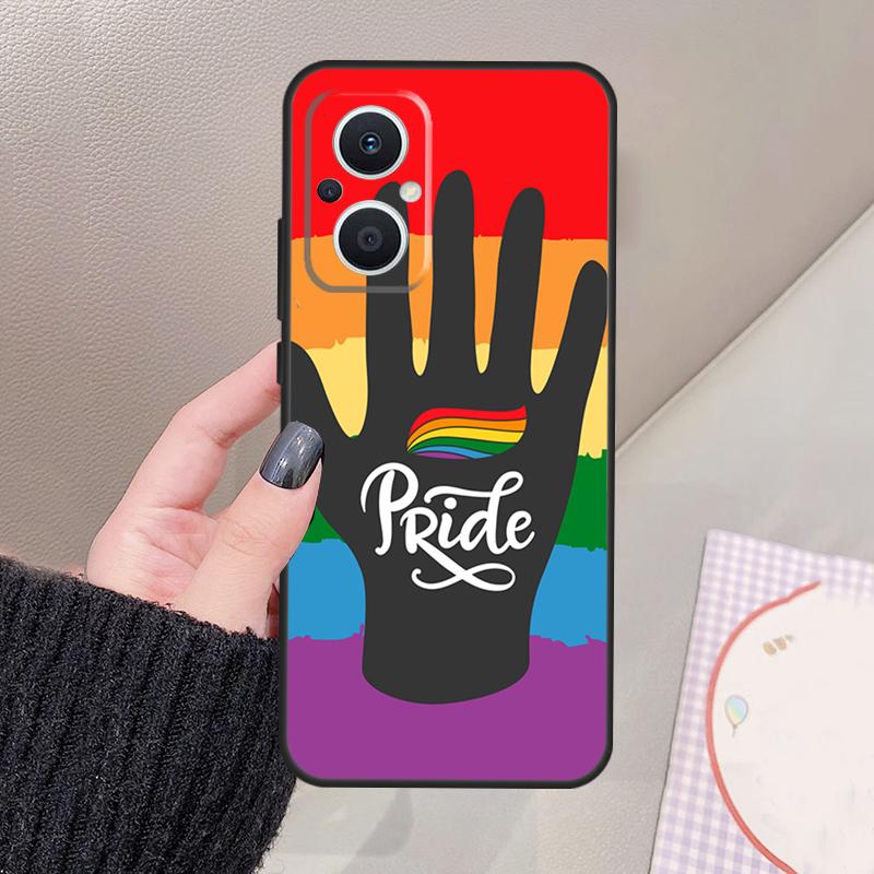 Gay Pride LGBT Rainbow Flag Funda For OPPO Reno 11 12 13 14 Pro 11F 12F 13F 14F 7 8 Lite OPPO Find X9 X6 X5 X8 Pro Case