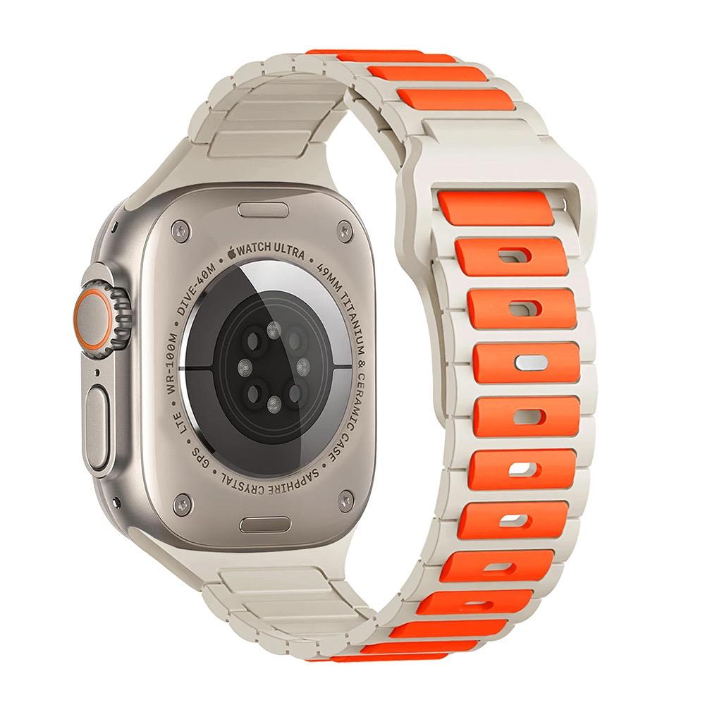 

Магнитный спортивный ремешок для Apple Watch Ultra 2 44мм 40мм 49мм 45мм 41мм 38мм силиконовый ремешок для iWatch Series10 9 8 7 6 5 4 3 se 42мм 46мм ремешок For Ultra1/2 49mm