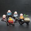 Zen Monk Figurine Ornament for Home Decor - Perfect for Living Room, Office, or Gift Displays