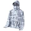 Herren Plus Size Eis-Seiden-Netz UV-Schutz Camouflage Sommerjacke
