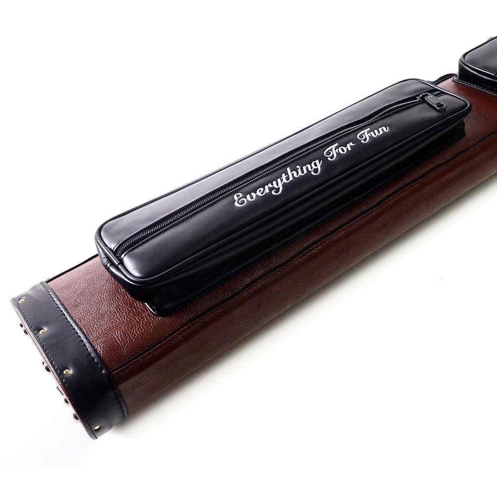 CUESOUL Soocoo Series 2x4 Hard Pool Cue Case Can hold 2 bats and 4 shafts case colors - (4 available) (CSCC-R215)