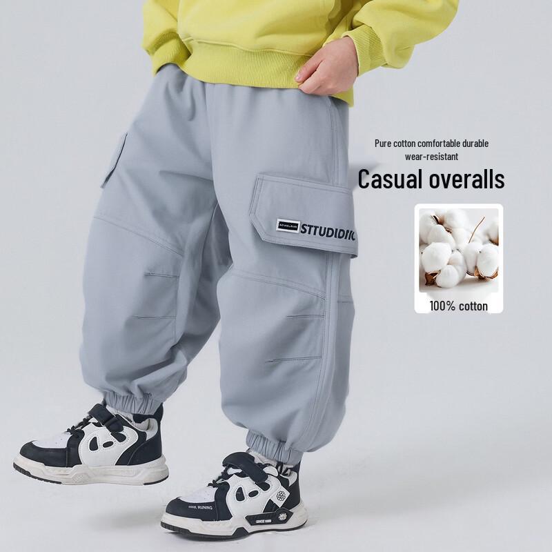 Boys  Pure Cotton Cargo Casual Pants 110