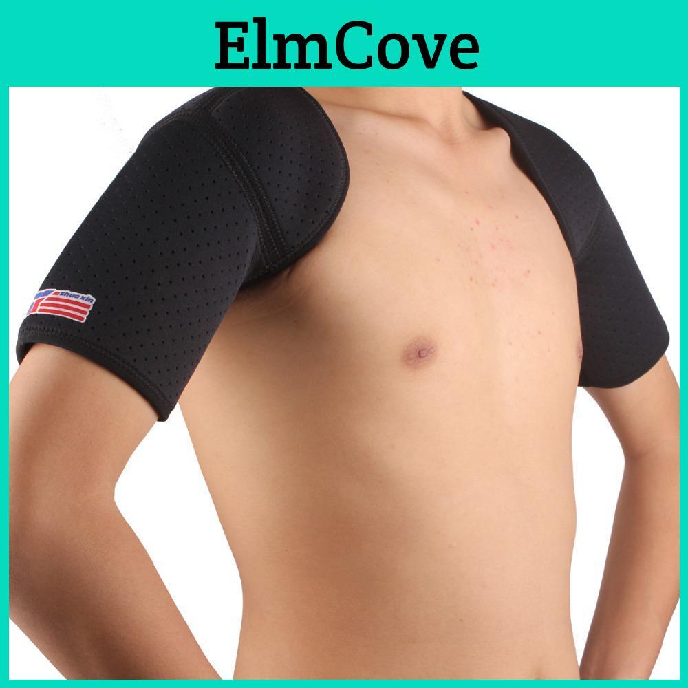 Sports Sx641 Brace Double Shoulder Support Strap Wrap Belt Band Pad Black