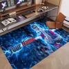 Custom Rug Lamine Yamal Pattern Print Name Text Soft Non‑Slip Floor Carpet for Home Indoor Decoration