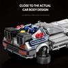 1:24 Blocos de Construção de Carros de Corrida de Filmes Clássicos Modelo MOC Carros Esportivos Brinquedos De Volta Para o Futuro Veículo Presentes de Festival para Meninos Crianças