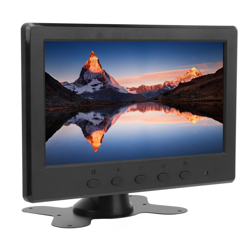 7 Inch TFT LED Monitor with VGA HD Multimedia AV BNC USB DC Input Portable HD Color Display with