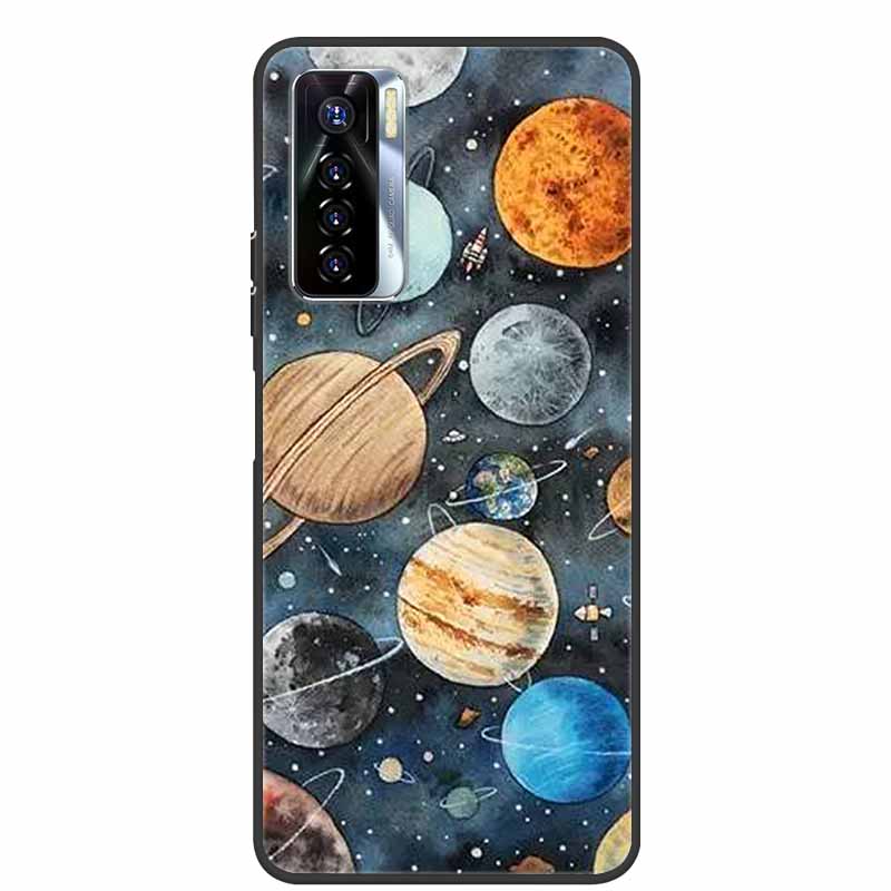 For Tecno Camon 17 Pro Case Soft Silicone Fundas Back Cover For Tecno Camon 17P 2021 Phone Case Camon17 Pro 6.8 inch TPU Cover