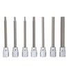 7pcs 3 8 Square Socket Bit with 1 8 3 16 7 32 1 4 9 32 5 16 3 8 Hex Extend Long Bit Socket Set