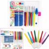 1Set Multicolor Crochet Hooks Knitting Needles Stitches Weave Craft Set Tools with Box