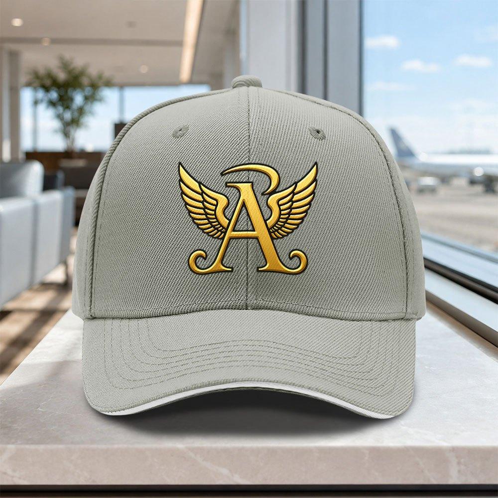 Golden Flying Wings Aline Adjustable Baseball Cap Lightweight Printed Unisex Hat For Outdoor Weddings Parties