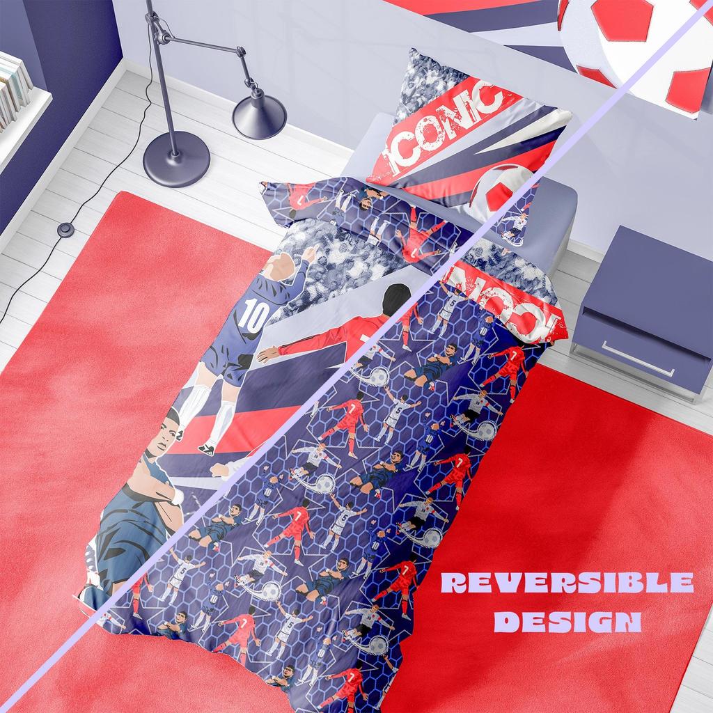 K Collection Its Coming Home Iconic Panel Duvet Set