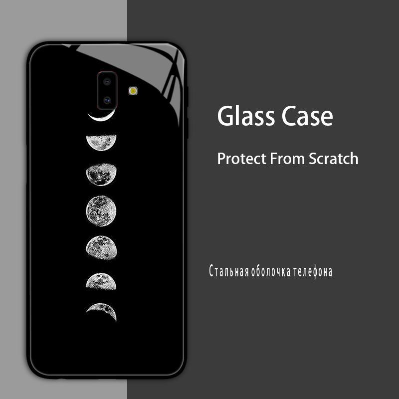 For Samsung J6 J6+ 2018 Case Cover Tempered Glass Case Hard Shockproof Coque Bumper For Samsung J4 Plus J7 2017 Protect Case